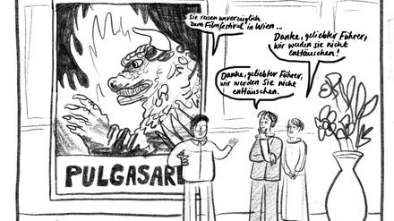  „Madame Choi und die Monster“: Eine Szene aus dem Sieger-Exposé.