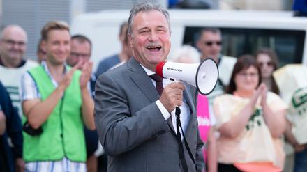 Die Auseinandersetzung bei der Bahn, im Bild GDL-Chef Claus Weselsky, gehörte zu den größten Tarifkonflikten in diesem Jahr. 