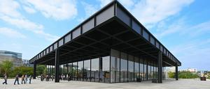 Die Neue Nationalgalerie gilt wegen ihrer Architektur als Ikone der klassischen Moderne.