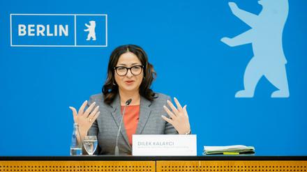 Dilek Kalayci (SPD), geschäftsführende Gesundheitssenatorin von Berlin.