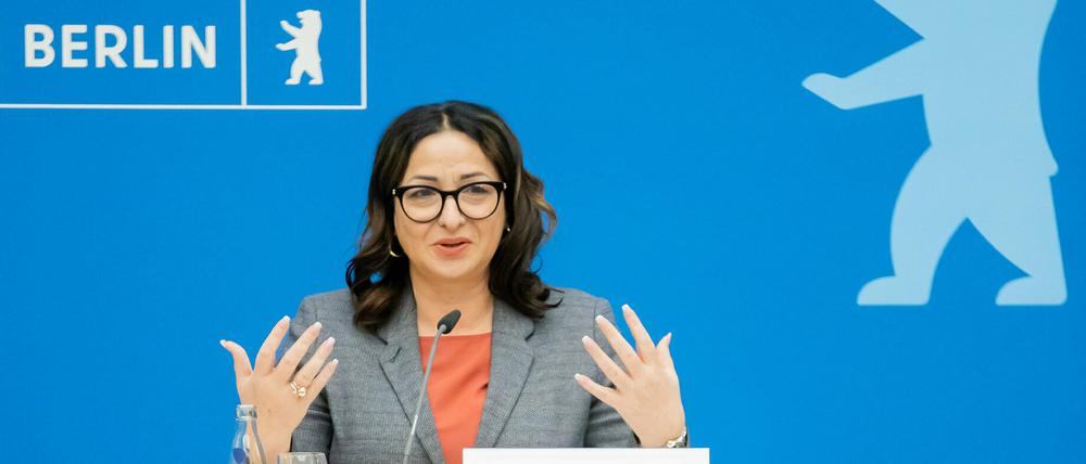 Dilek Kalayci (SPD), geschäftsführende Gesundheitssenatorin von Berlin.