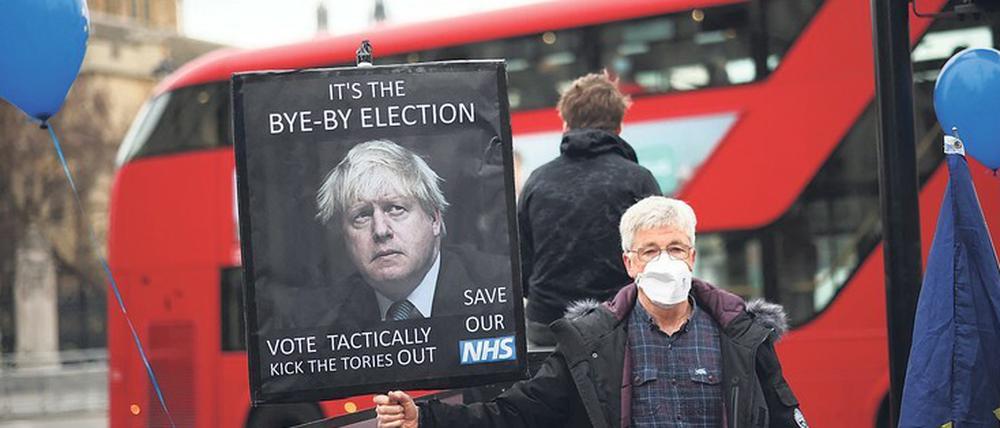 Auf Wiedersehen. Boris Johnson unterliefen in den vergangenen Wochen einige Pannen.