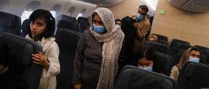 Geflüchtete aus Kabul.