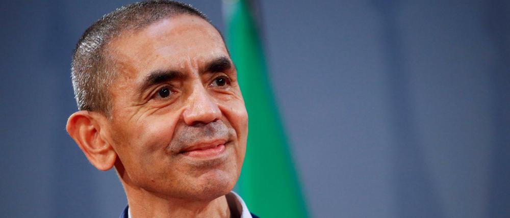 Ugur Sahin, Gründer von Biontech, bei einem Treffen in Berlin am 27. August 