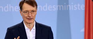 Bundesgesundheitsminister Karl Lauterbach spricht sich für Geldstrafe für Ungeimpfte aus.