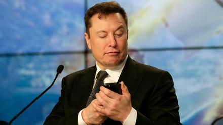 Elon Musk twittert gern (Archivbild von 2020).