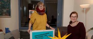 Sarah Trentzsch und Doris Felbinger vom Verein BIG. Der Tagesspiegel sammelt Spenden für die Beratungsangebote bei häuslicher Gewalt.