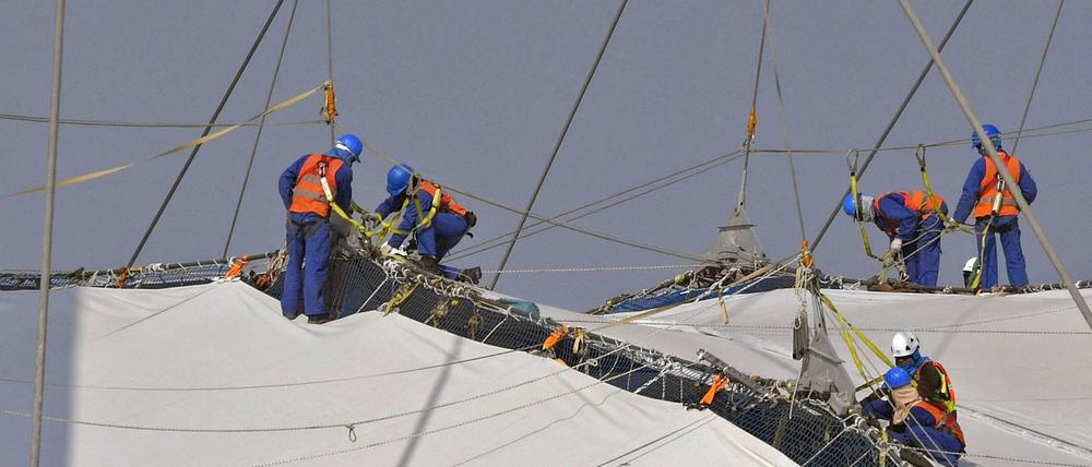 Auf den Baustellen herrschen oft menschenunwürdige Arbeitsbedingungen.
