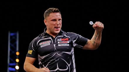 Gerwyn Price, Spitzname "The Iceman", triumphierte bei der letzten Weltmeisterschaft.