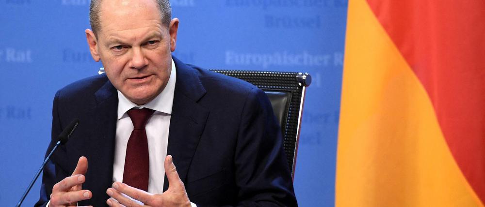Kanzler Olaf Scholz will das Projekt Nord Stream 2 aus der Ukraine-Krise heraushalten.