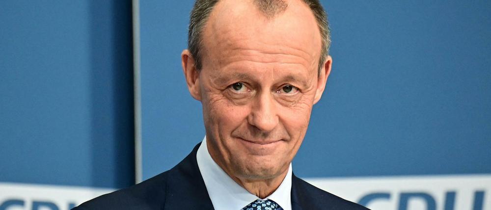 Endlich am Ziel: Friedrich Merz.