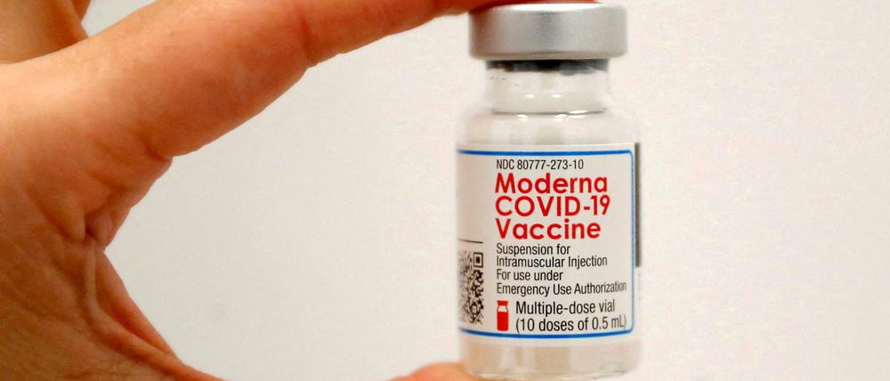 Der Moderna-Impfstoff schützt beim Booster auch gut gegen die Omikron-Variante