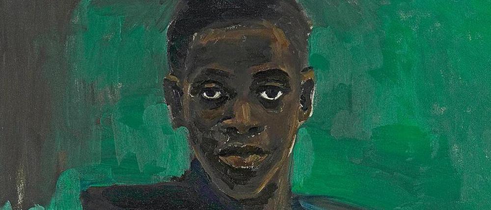 Eindringlich. Lynette Yiadom-Boakyes Gemälde „A passion like no other“ von 2012.