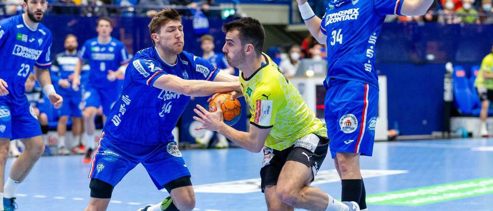 Gegen TBV Lemgo Lippe unterlagen die Füchse Berlin letztlich und schieden damit aus dem Pokal aus.