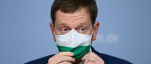 Bedroht. Michael Kretschmer, Ministerpräsident von Sachsen.