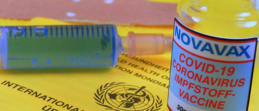 Bald verfügbar: der Novavax-Impfstoff.