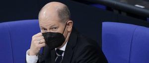 Der Bundeskanzler Olaf Scholz (SPD).