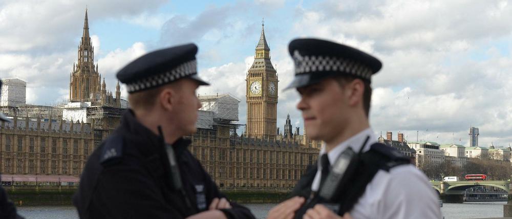 Polizisten in London.