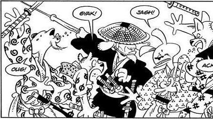 Familienbande: Eine Szene aus dem 19. Band von „Usagi Yojimbo“.