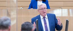 Bernd Gögel, AfD-Fraktionsvorsitzender in Baden-Württemberg, wird aufgefordert, einen Nachrücker abzulehnen. (Archiv)