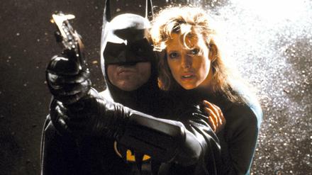 Rächer mit Schmollmund: Michael Keaton und Kim Basinger in der Batman-Verfilmung von 1989.