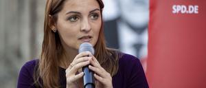 Die Bundestagabgeordnete Ana-Maria Trasnea (SPD)