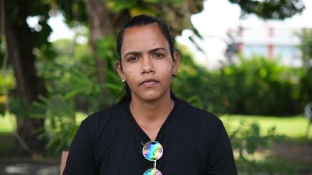Rut Elisa Escobar Singh, die von Venezuela nach Brasilien gekommen ist.