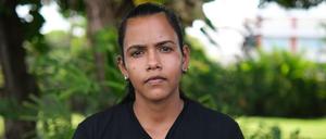 Rut Elisa Escobar Singh, die von Venezuela nach Brasilien gekommen ist.