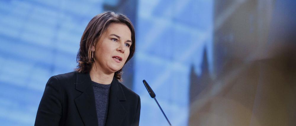 Bundesaußenministerin Annalena Baerbock (Grüne)