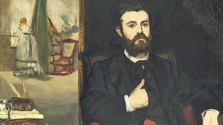 Das „Bildnis des Zacharie Astruc“ malte Édouard Manet 1866. Mit dem nur angedeuteten Interieur im Bildhintergrund verweist es auf Manets Faible für die holländische Malerei. 