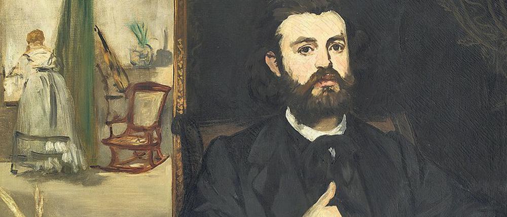 Das „Bildnis des Zacharie Astruc“ malte Édouard Manet 1866. Mit dem nur angedeuteten Interieur im Bildhintergrund verweist es auf Manets Faible für die holländische Malerei. 