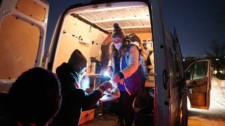 Der Kältebus versorgt Obdachlose.