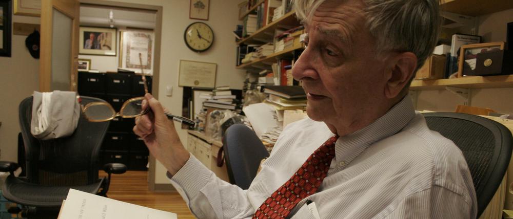 EO Wilson, hier 2007 in seinem Büro im Natural History Museum der Harvard University