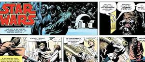Eine Seite der „Star Wars“-Comicstrips.