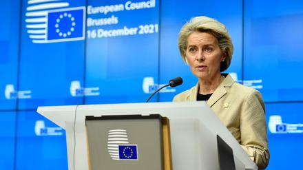 Ursula von der Leyen, Präsidentin der Europäischen Kommission.