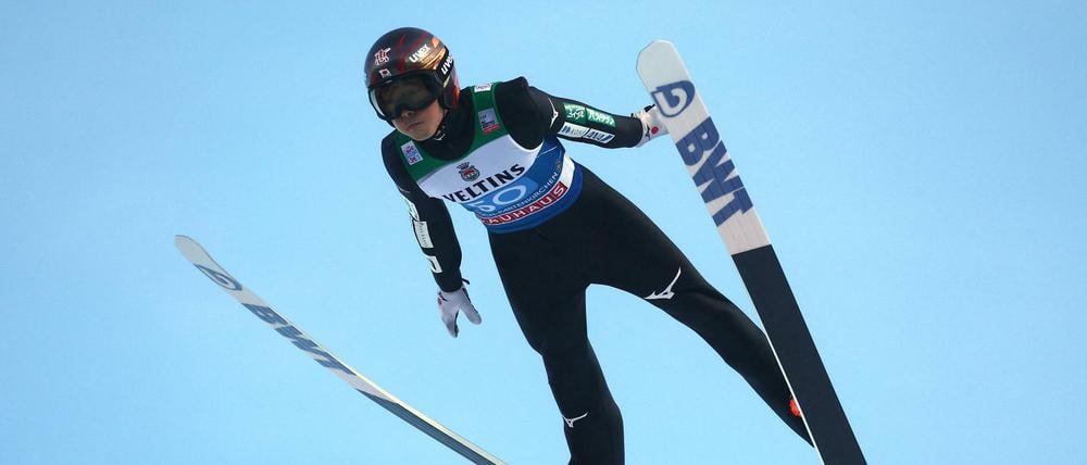 Gut geflogen. Junshiro Kobayashi sprang wieder am Besten.
