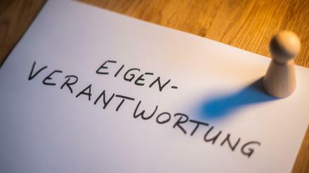 Das Wort "Eigenverantwortung" erhielt den Negativpreis "Floskel des Jahres".