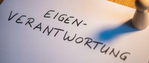 Das Wort "Eigenverantwortung" erhielt den Negativpreis "Floskel des Jahres".