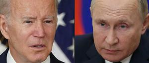 US-Präsident Joe Biden und der russische Staatschef Wladimir Putin