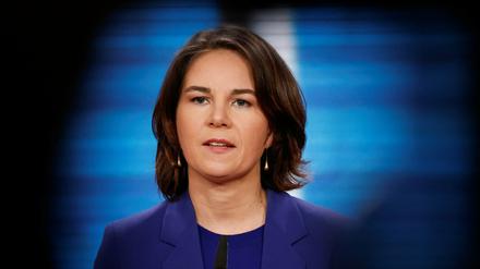 Annalena Baerbock reist am Mittwoch nach Washington, um dort mit ihrem Kollegen Antony Blinken zu beraten.