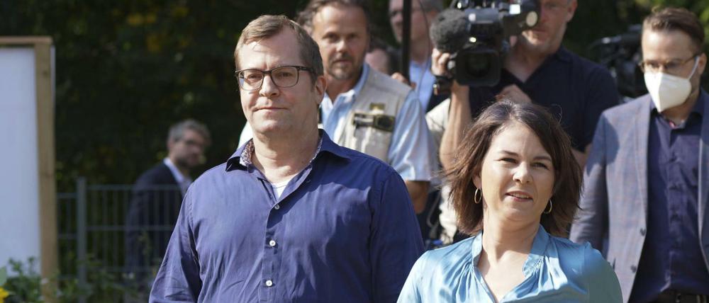 Außenministerin Annalena Baerbock mit ihrem Ehemann Daniel Holefleisch.