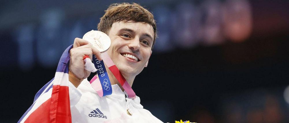 Der britische Wasserspringer Tom Daley holte bei den Olympischen Spielen die Goldmedaille.