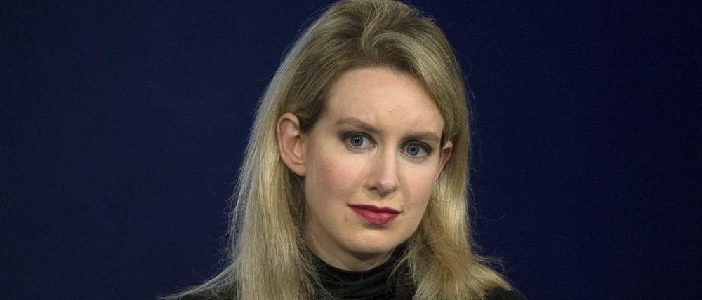 Elizabeth Holmes, damals Chefin von Theranos, auf einem Archivbild von 2015