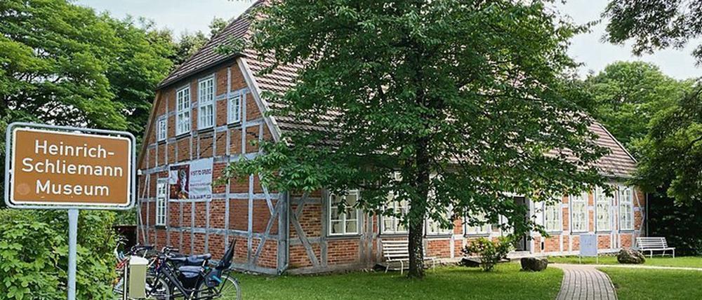 Im Pfarrhaus. Das Museum in Ankershagen, wo Schliemann aufwuchs.