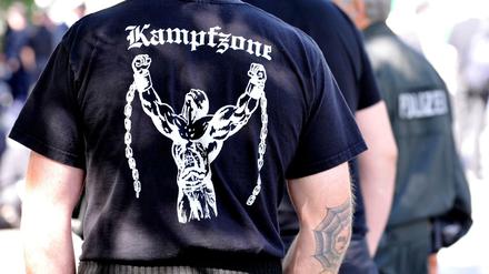 Teilnehmer einer rechtsextremen Kundgebung in Dortmund (Archivbild von 2010)