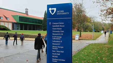 Auf dem Campus der Jacobs University.