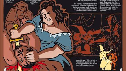 Zupackend: Eine Szene aus „Artemisia Gentileschi – Die neue Frau“.