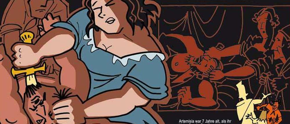 Zupackend: Eine Szene aus „Artemisia Gentileschi – Die neue Frau“.