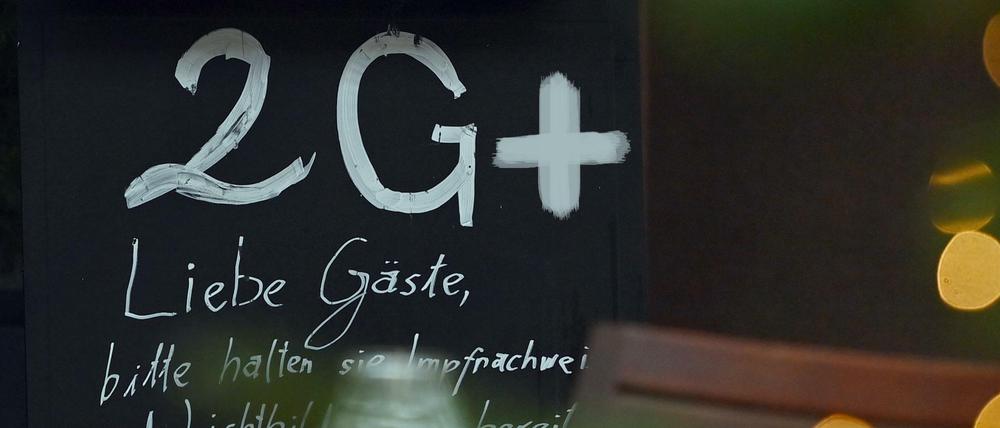 Geimpfte und Genesene müssen sich vor dem Restaurantbesuch testen lassen.