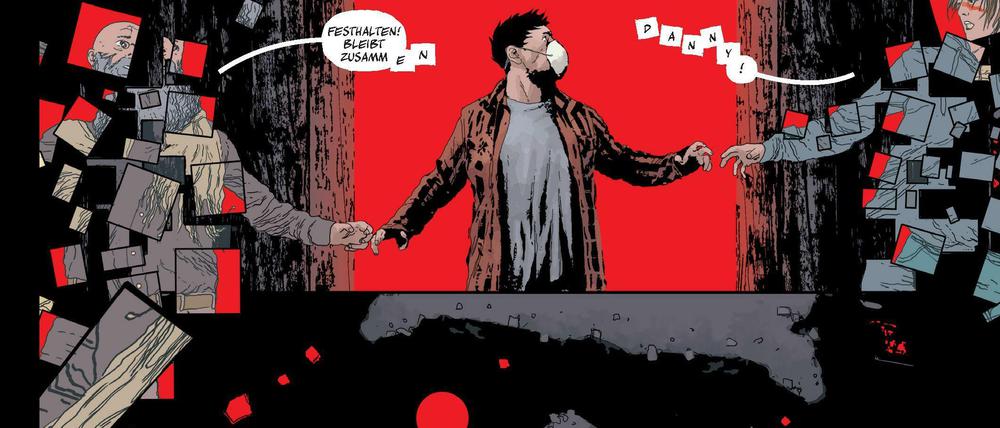 Alles ist im Fluss: Eine Szene aus dem abschließenden Kapitel von „Gideon Falls“.